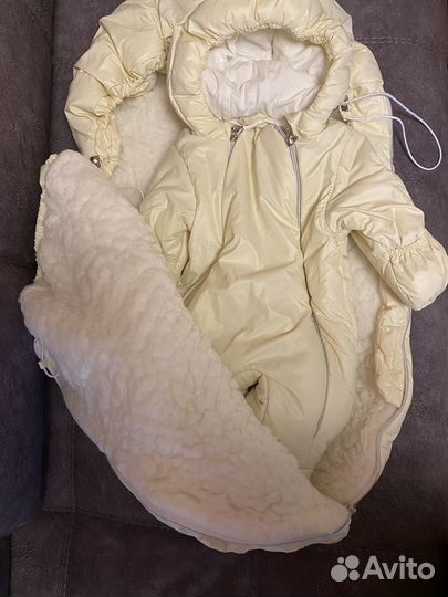 Зимний комбинезон для новорожденных