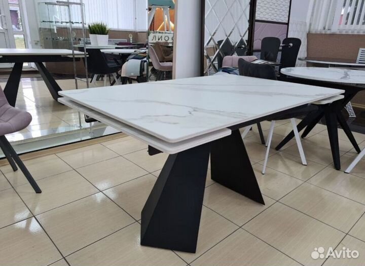 Стол из керамогранита раздвижной SKR-10098