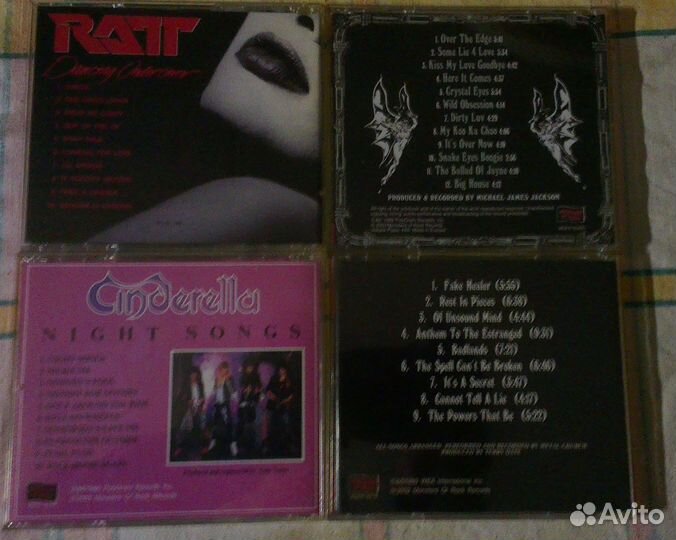Ratt,LA Guns,Cinderella,Metal Church,Armada b тд