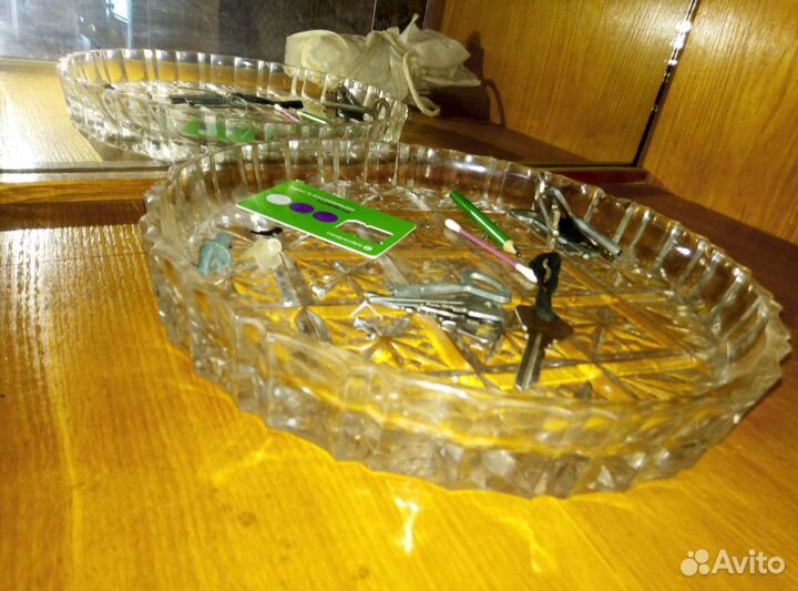 Ваза хрустальная