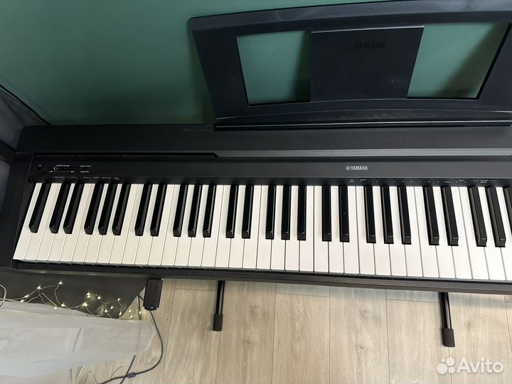 Yamaha p-45b цифровое пианино + стойка