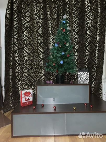 Тумба двух ярусная с подсветкой