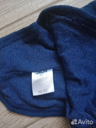 Шапка шлем зимний для мальчика 50 52