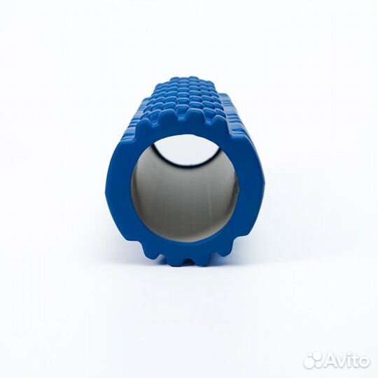 Роллер для йоги 29 х 9 см, массажный, цвет синий