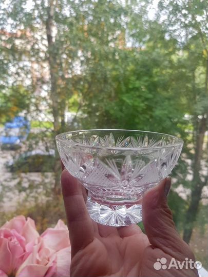 Креманка хрусталь (СССР / винтаж)