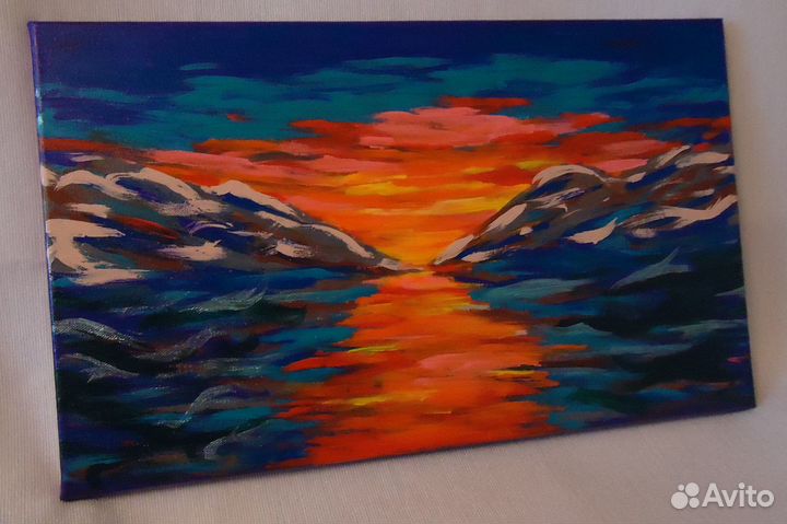 Картина Красное золото заката