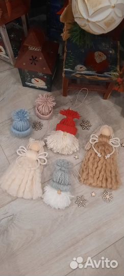 Елочные игрушки. Ручная работа