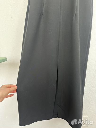 Платье футляр черное zara сарафан
