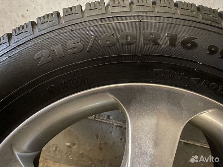 Шины 215 60 16 зимние с дисками