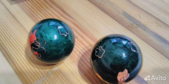 Нефритовые шары для массажа 5см