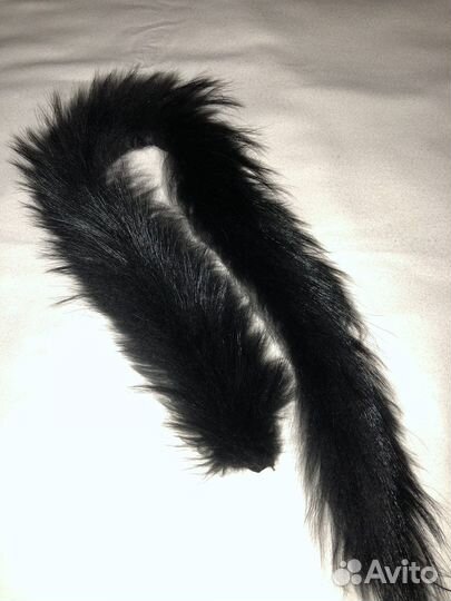 Меховой воротник из енота