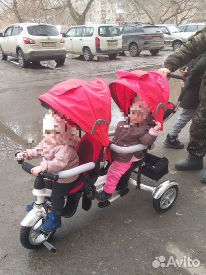 Велосипед для двойни или погодок