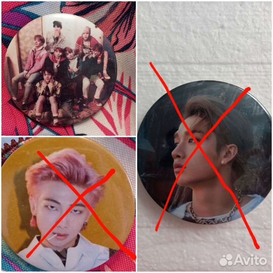 Значки, брелоки BTS, BT21, Stray Kids