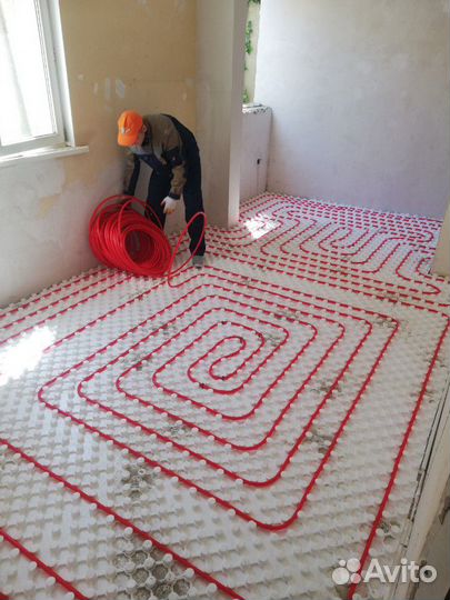 Монтаж теплого пола