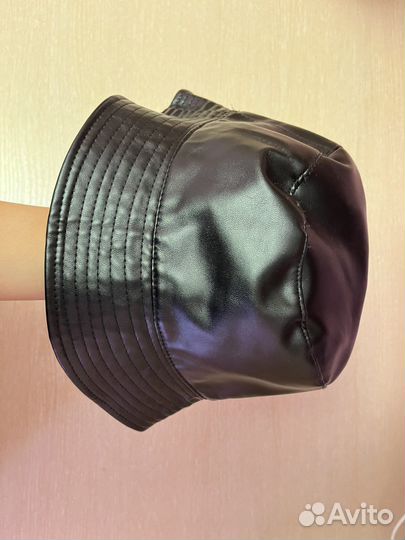 Панама унисекс из кожзама