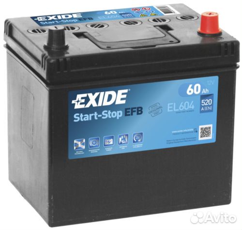 Аккумулятор 60 Exide EL604