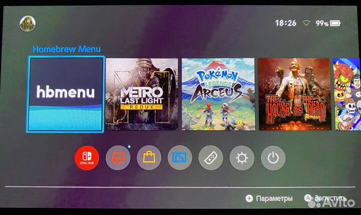 Nintendo Switch Oled чипованная