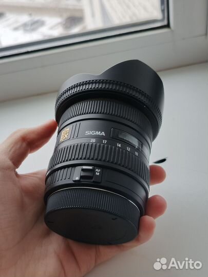 Объектив Sigma 10 20 f4-5.6 EX DC для canon ef