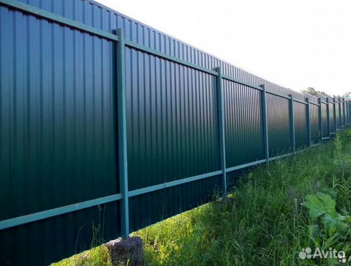 Забор из профнастила