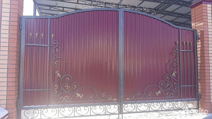 Кованые ворота и калитки