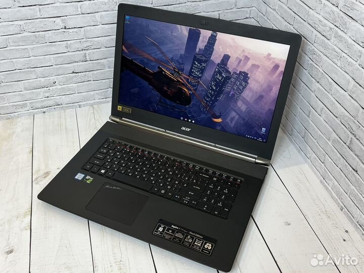 Игровой ноутбук Acer 17.3д/i5/gtx960/SSD/8gb/FHD