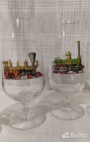 Бокалы Bohemia. СССР. Серия поезда