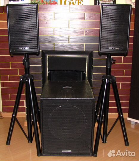 Колонки активный Сабвуфер 700W 3ш Reloop Стойки 2ш