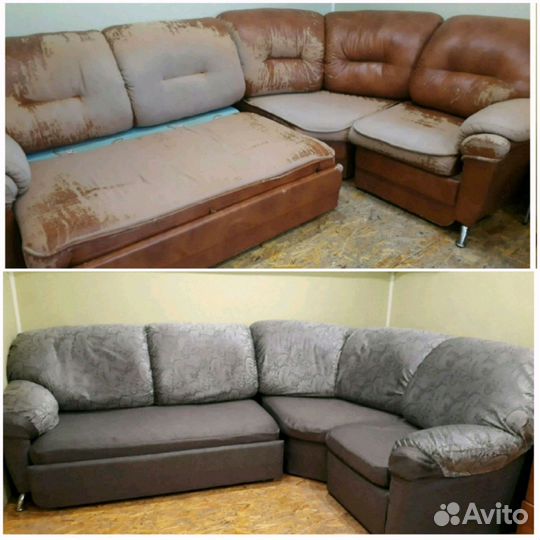 Перетяжка и Пошив съёмных чехлов на мебель