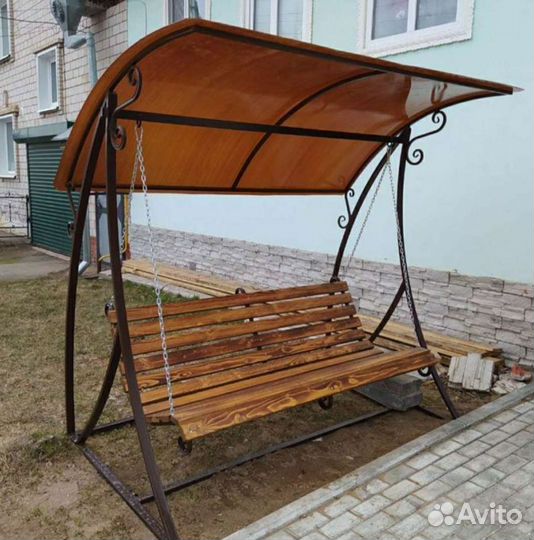 Садовые качели подвесные