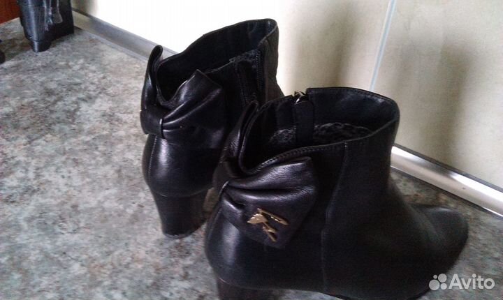 П/сапожки /кожа