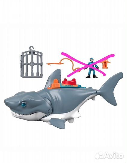Игровой набор Imaginext Акула Мощный укус