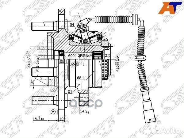 Ступичный узел перед ssang yong