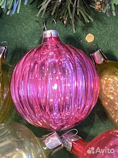 Елочные игрушки СССР Льдинки Лот 340