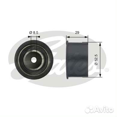 Направляющий ролик привода грм powergrip