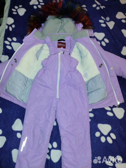 Зимний костюм на девочку 98