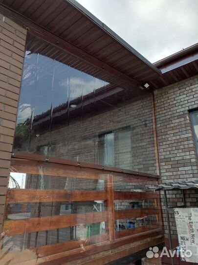 Мягкие пвх окна на беседку