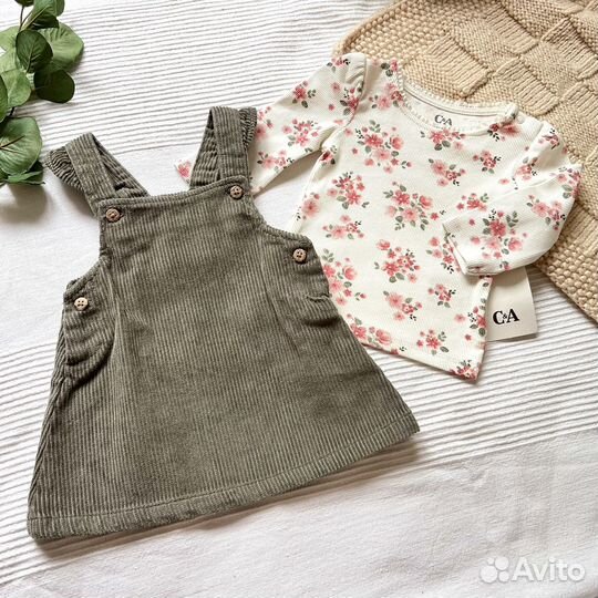 Лонгслив и сарафан С&А 62