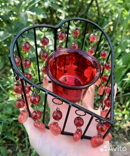 Подсвечник кованый «Сердце»