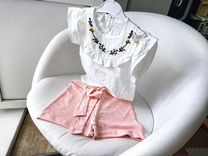 Блузка и шорты для девочки zara 98 110