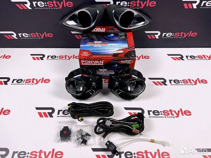 Туманки Nissan March с13г Уст комп