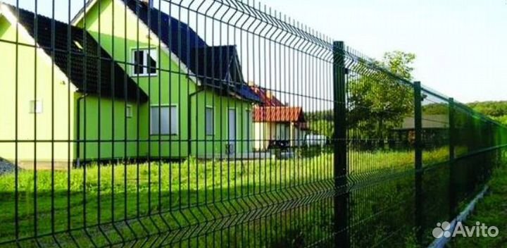 Забор из 3D сетки за 1 день быстро