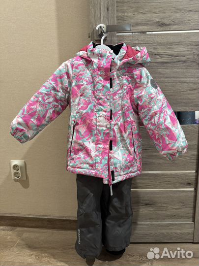 Куртка со штанами зимняя для девочки 98