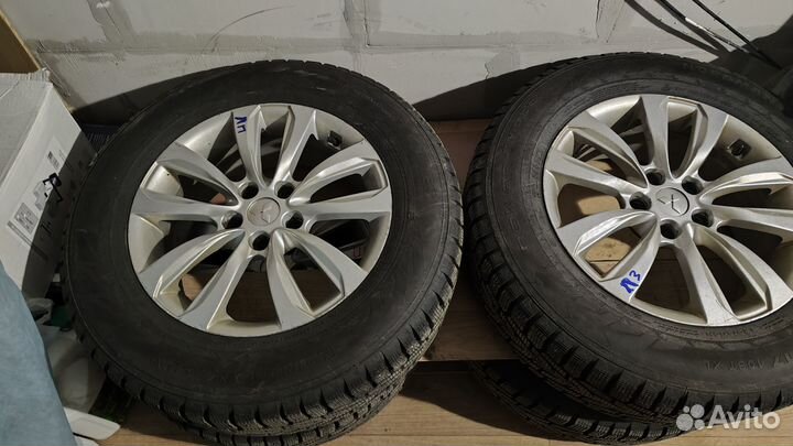Диски с резиной r17 и резина nokion tyres