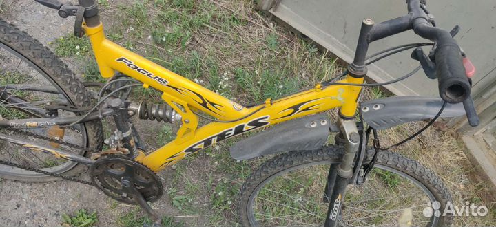 Велосипед бу горный городской двухподвес