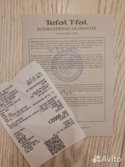 Беспроводной пылесос Tefal X-Ô iq7767ea