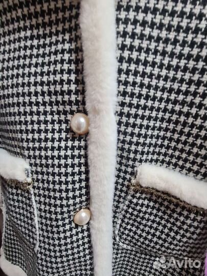 Пальто для девочки 110-116