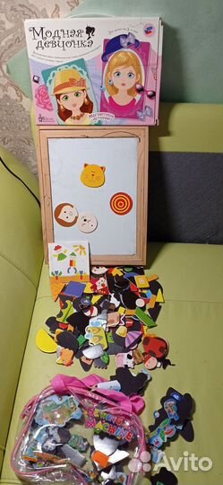 Магнитные пазлы и другое для детей