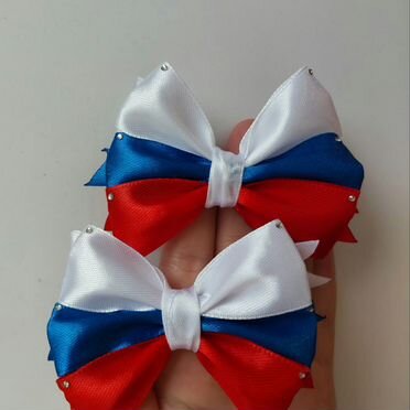 Георгиевская лента, резинки для волос