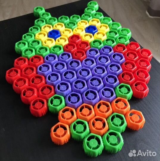 Крышки от фрутоняня, конструктор