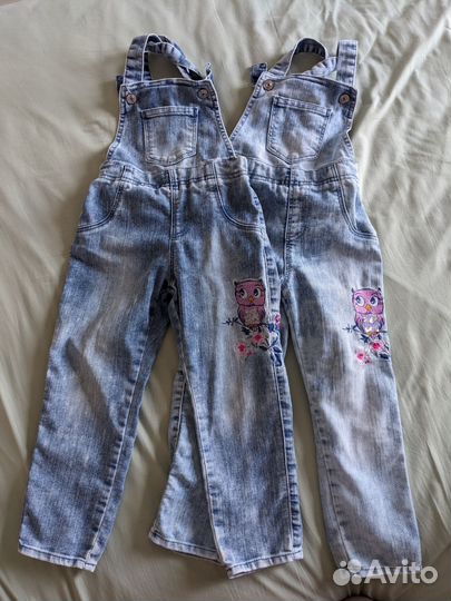Джинсовый комбинезон 104